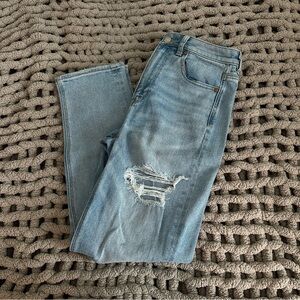 american eagle mom straight jean